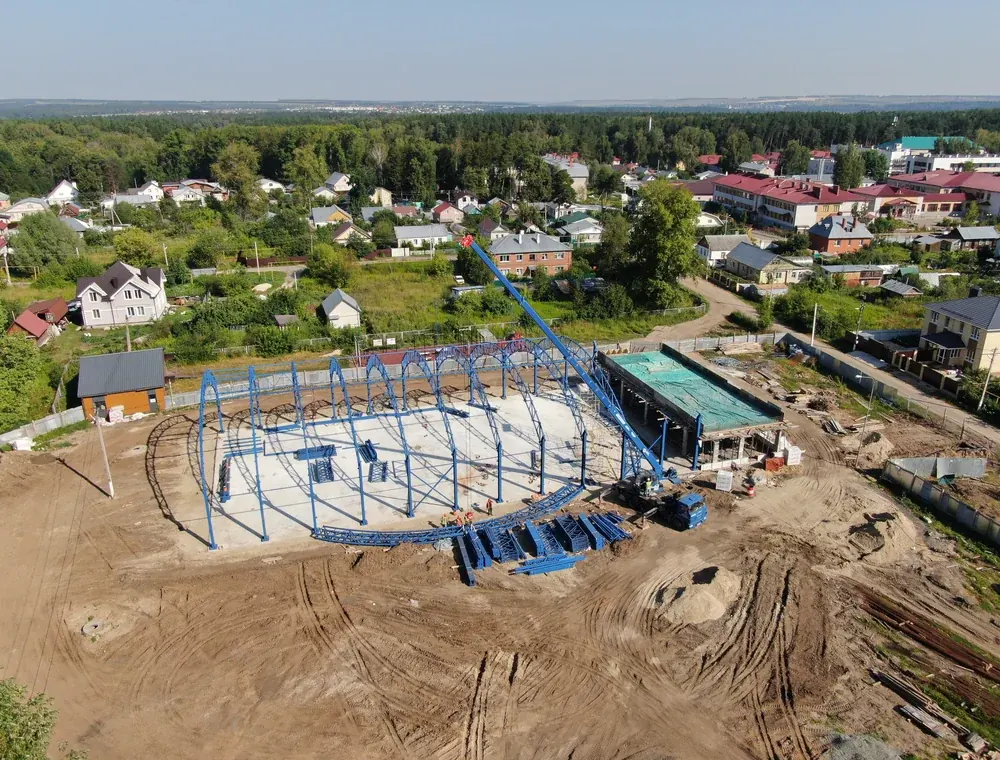 Сборка металлокаркаса